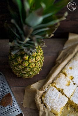 Kokosblondie mit Grillananas 5 image 0 4 2 | Kuchen & Torten