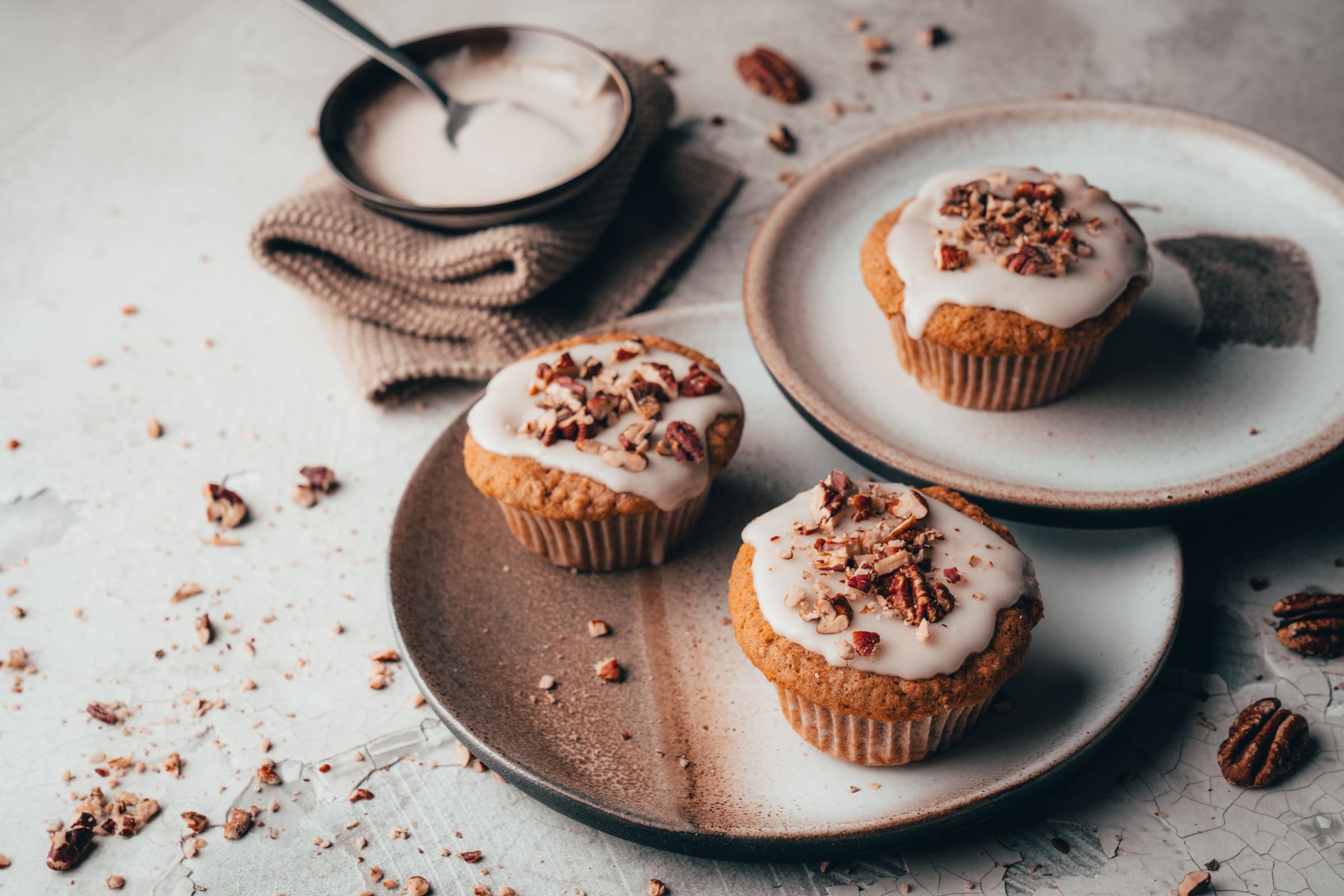 Vegane Vollkorn-Apfel-Muffins | Verdammt, sind die gut!