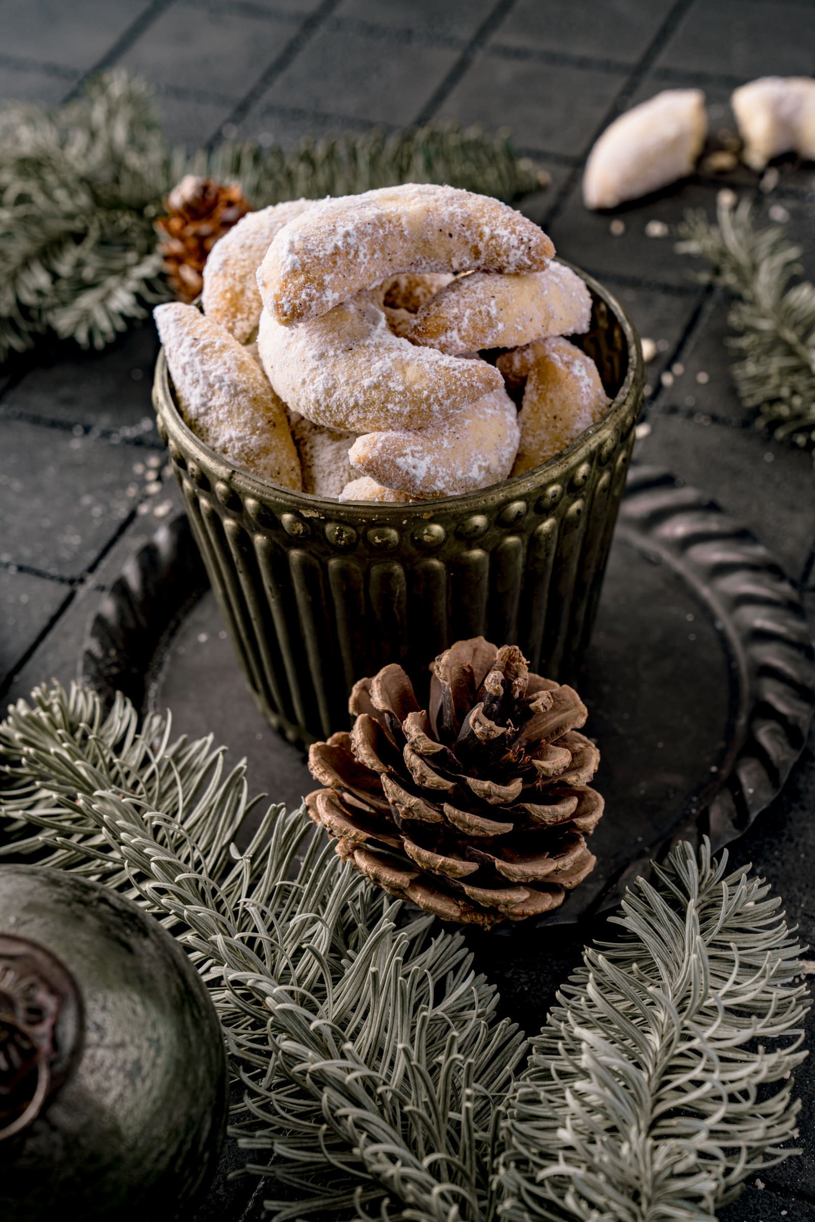 Vanillekipferl – zarte, mürbe Klassiker zu Weihnachten 1 Plätzchenklassiker Vanillekipferl – hell gebacken und aromatisch