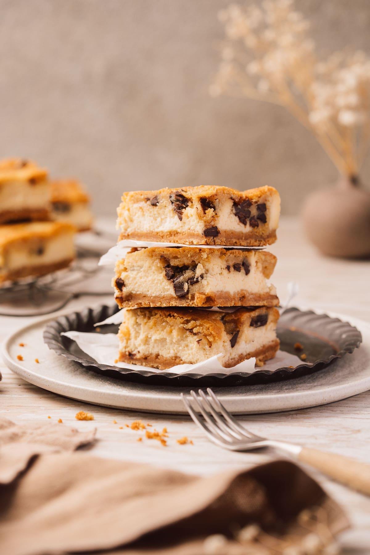 Cookie Dough Cheesecake Schnitten
