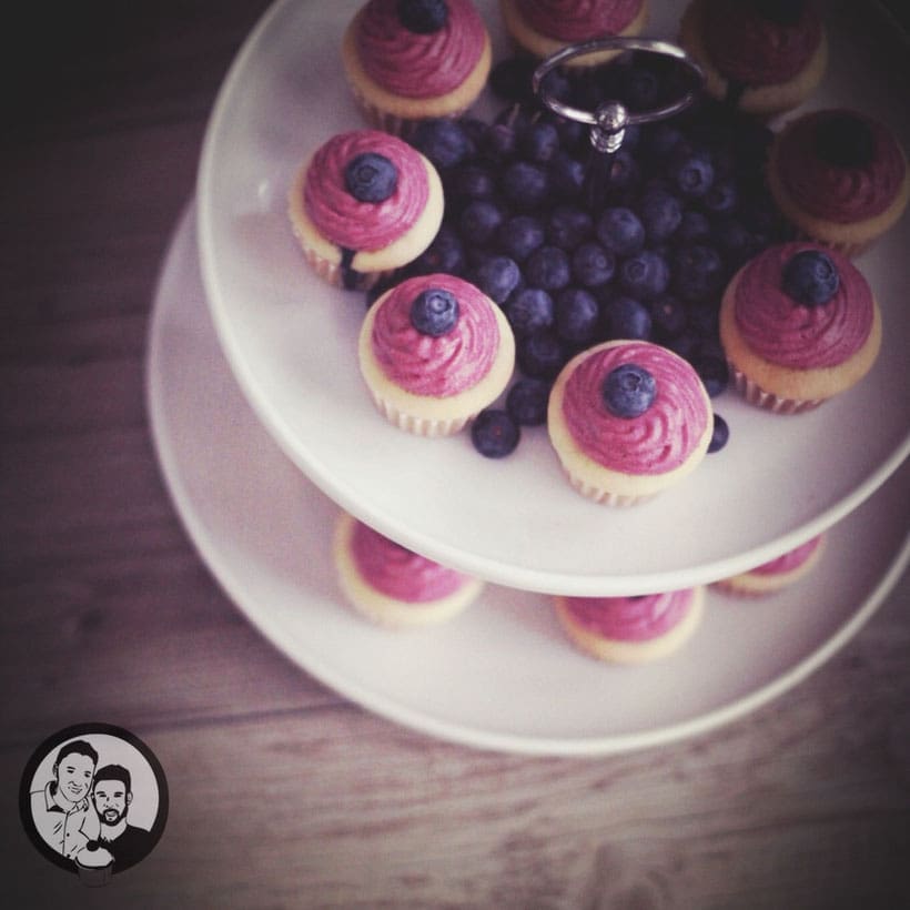 Blaubeer Cupcakes – Foodblog Köln
