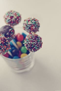 Unser erster Sweet Table 12 Cake Pops