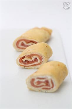 Crêpes mit Rote Beete 2 Crêpes mit Lach