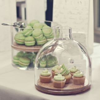 Unser erster Sweet Table 3 Cupcakes und Macarons