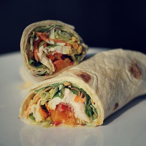 Curry- Chicken Wraps