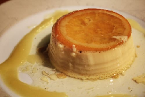 Karamellisierte Orangencreme