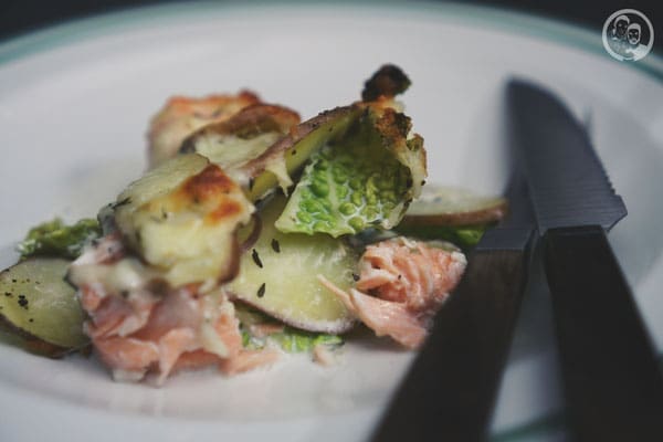 Kartoffel-Wirsingauflauf mit Lachs 7 image 6 1 3 | Heute sind wir noch in Hamburg, nachdem wir gestern ein tolles Event mit Costa erleben durften. Wir waren eingeladen, um gemeinsam mit anderen Bloggern zu kochen, uns auszutauschen und zu schlemmen. Was wir hier so erlebt und gekocht haben zeigen wir euch noch in den nächsten Tagen ...