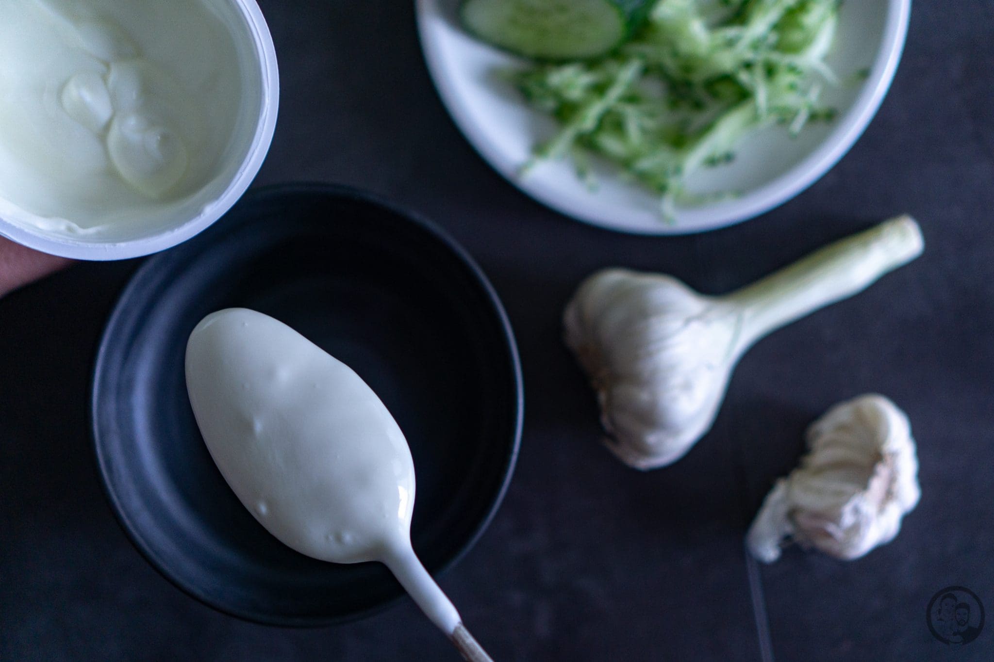 Tzatziki aus Weidemilch Joghurt