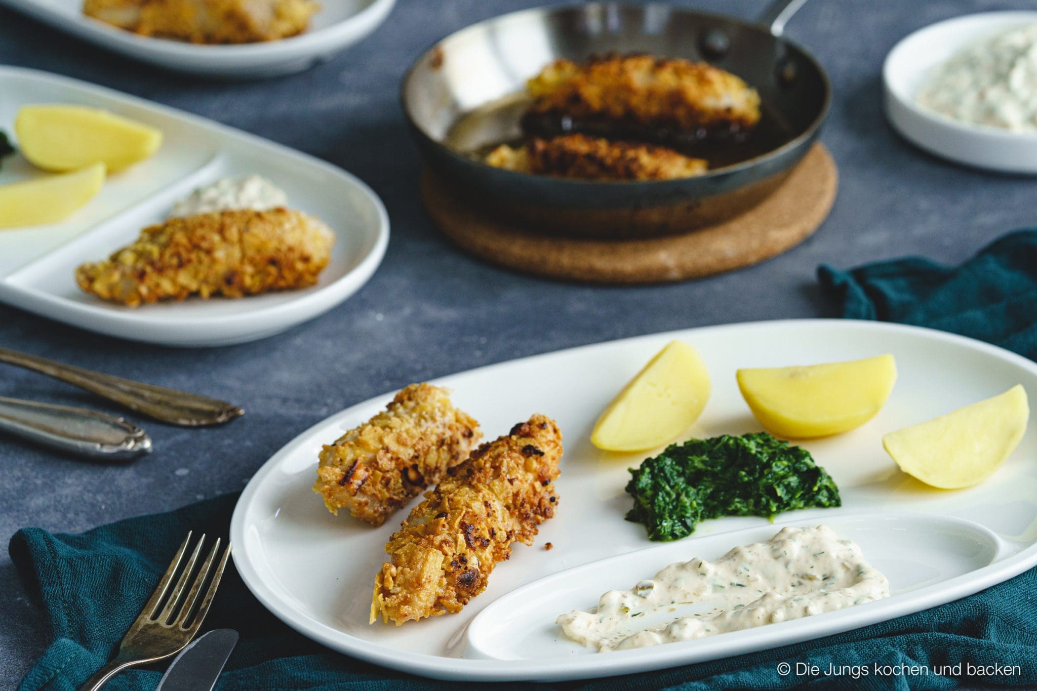 Knusper-Fischstäbchen