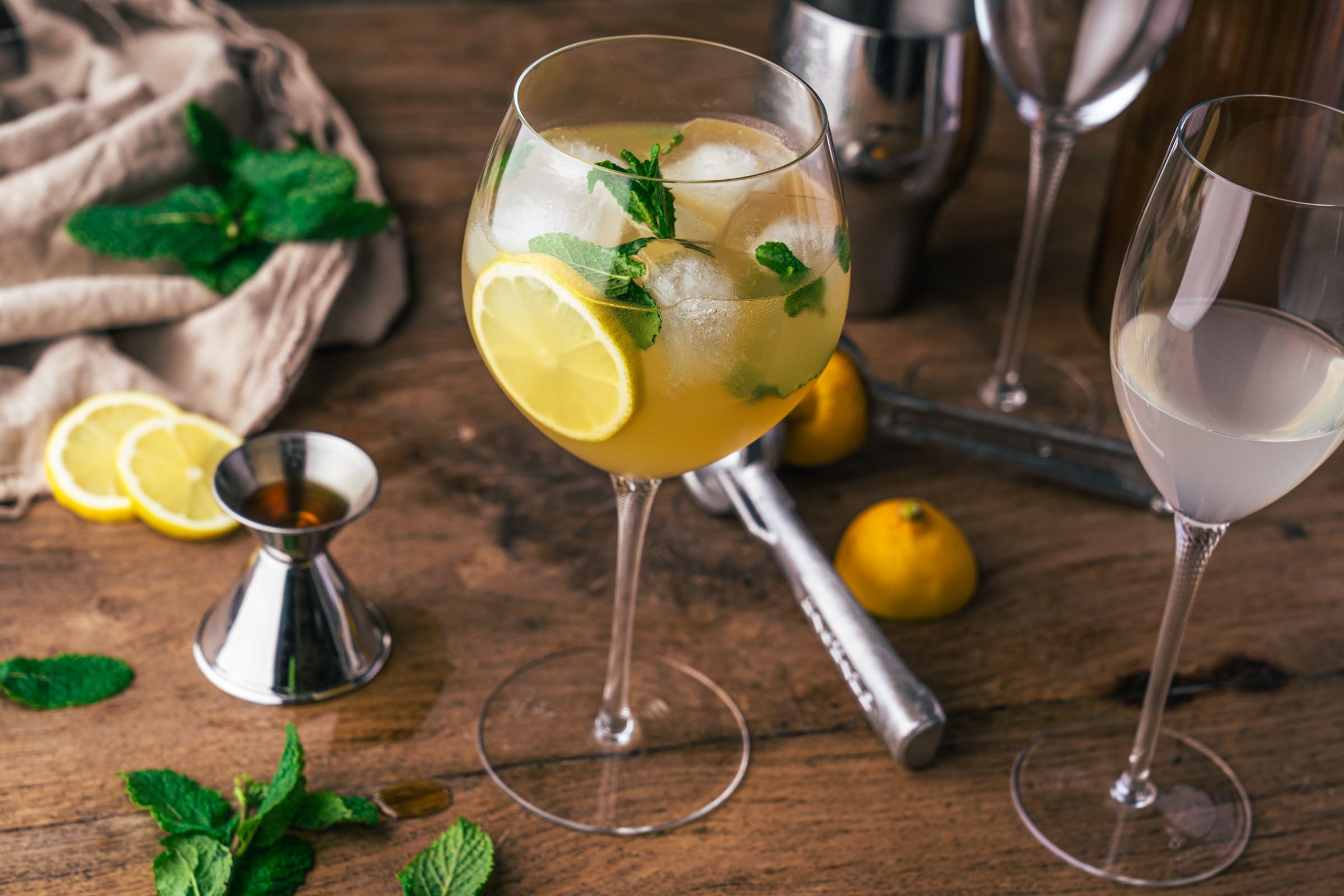 Maple Mint Fizz - Unser genialer Jubiläumscocktail 1 Maple Mint Fizz – Unser genialer Jubiläumscocktail