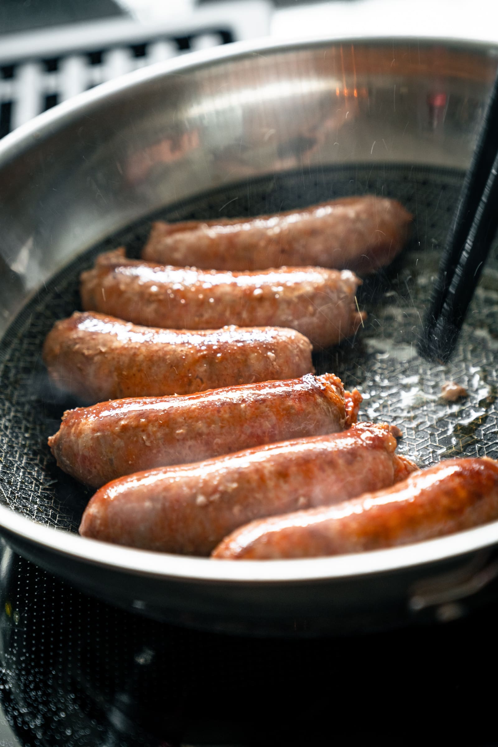 Chorizo und Tomaten für die spanische Chorizo-Pfanne