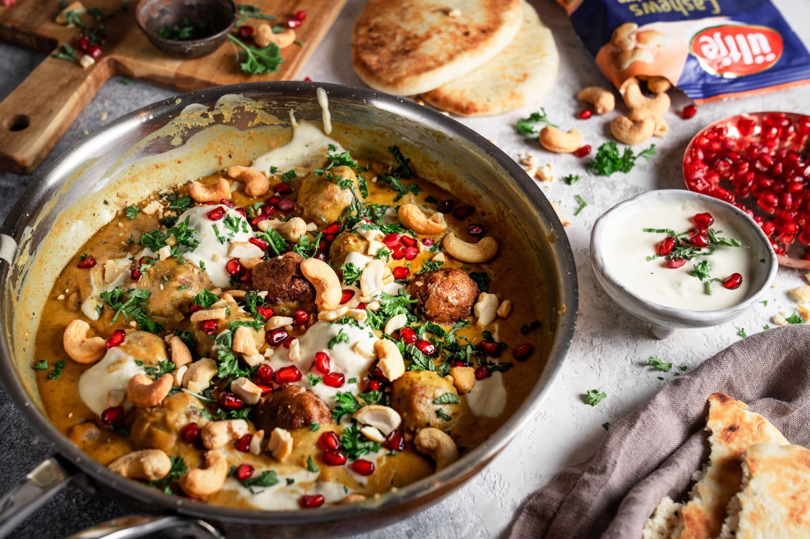 Orientalische Hackbällchen mit Cashews 7 Orientalische Hackbällchen mit Cashews
