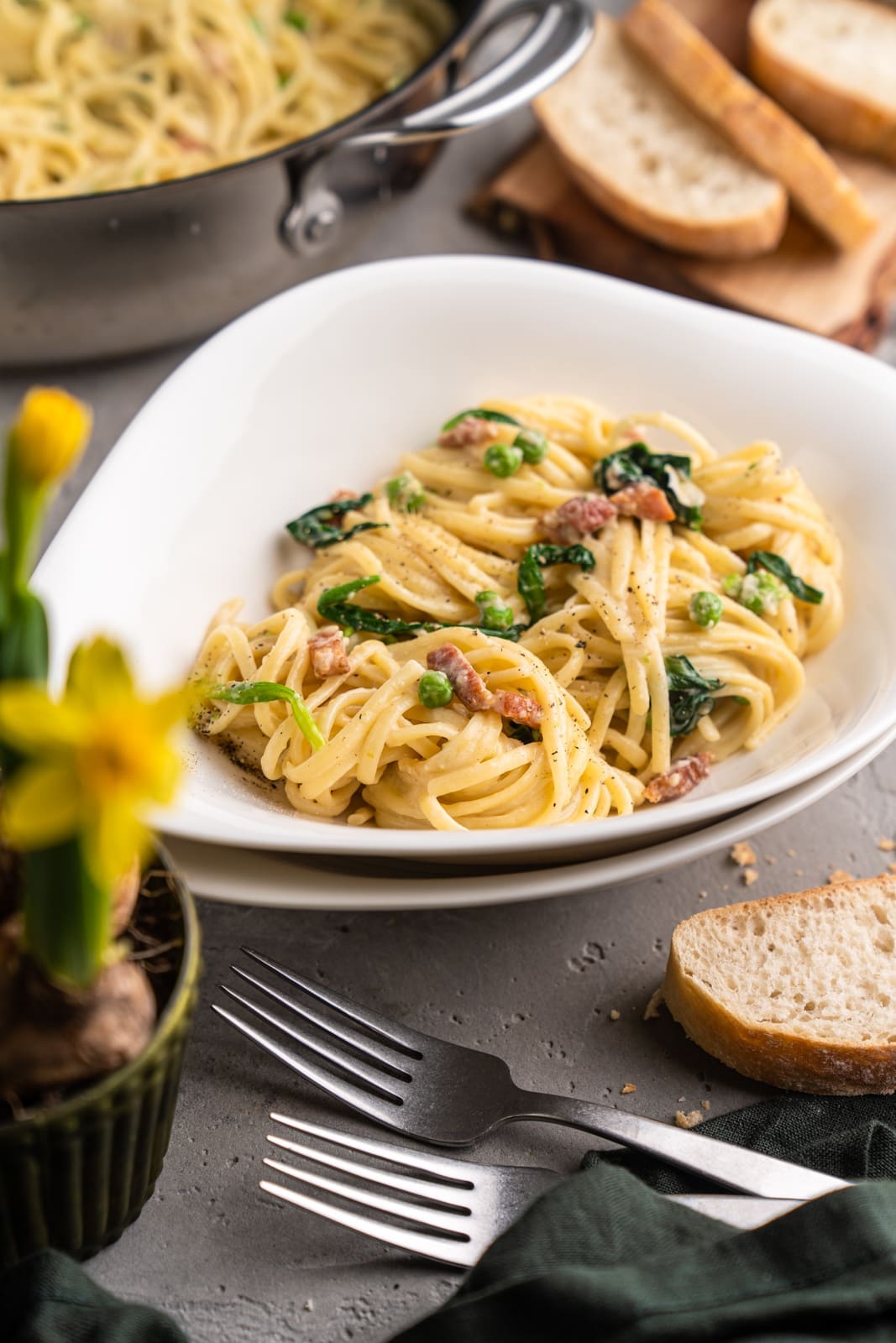 Bärlauch-Pasta mit Limburger, cremig und in 20 Minuten fertig 6 Bärlauch-Pasta mit Limburger, cremig und in 20 Minuten fertig