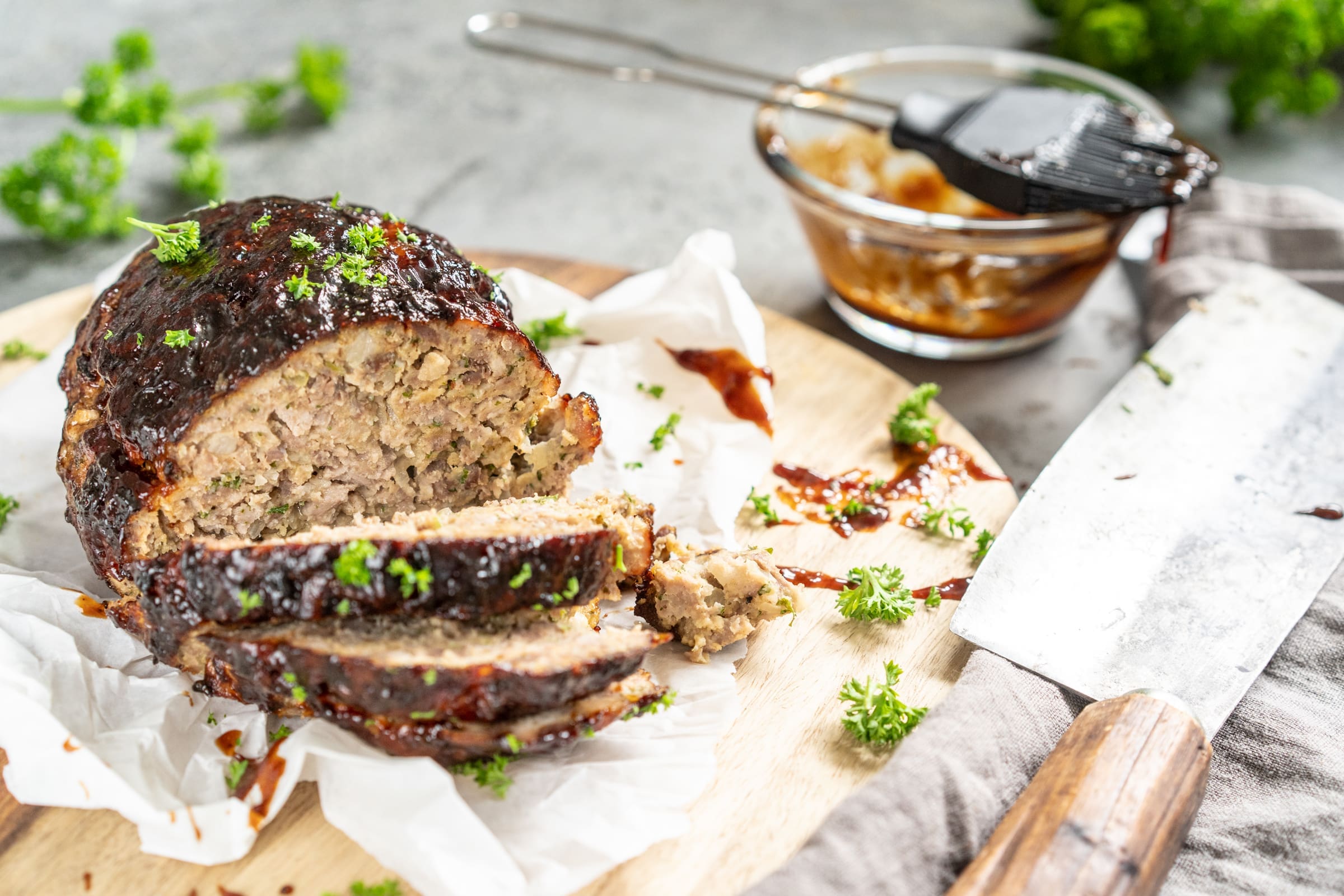 BBQ-Hackbraten | Fix aus der Heißluftfritteuse 1 BBQ-Hackbraten | Fix aus der Heißluftfritteuse