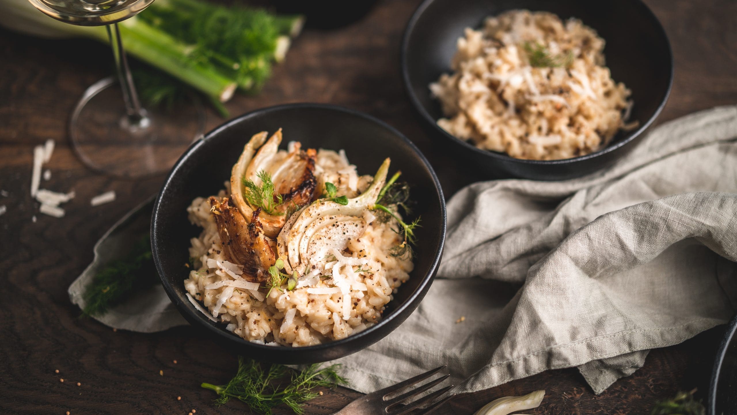 Rieslingrisotto mit gebratenem Fenchel 4 Rieslingrisotto mit gebratenem Fenchel