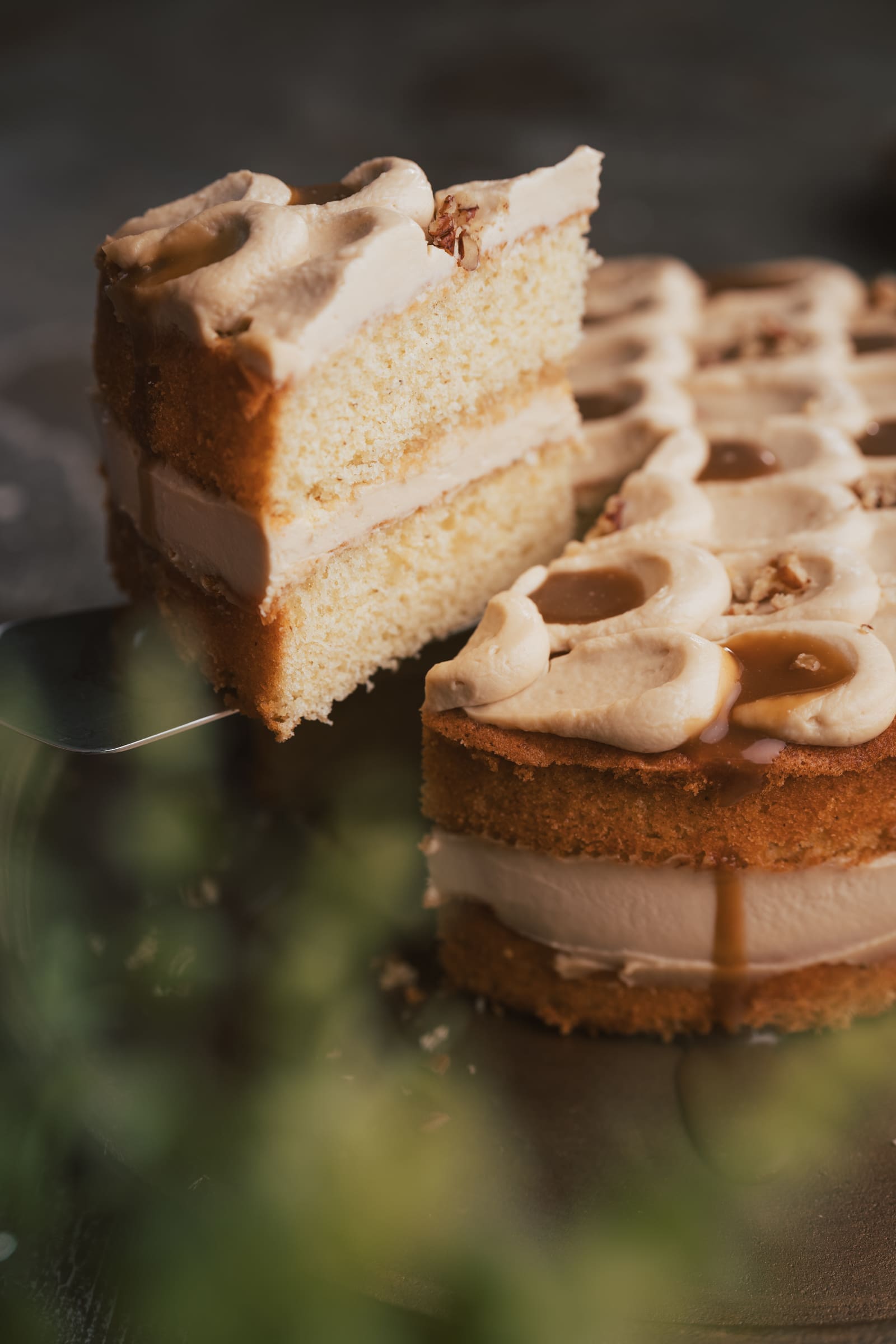 Cremiger Toffee-Kuchen